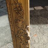 Gilded wood mirror
