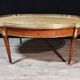 Table basse bouillotte style Louis XVI