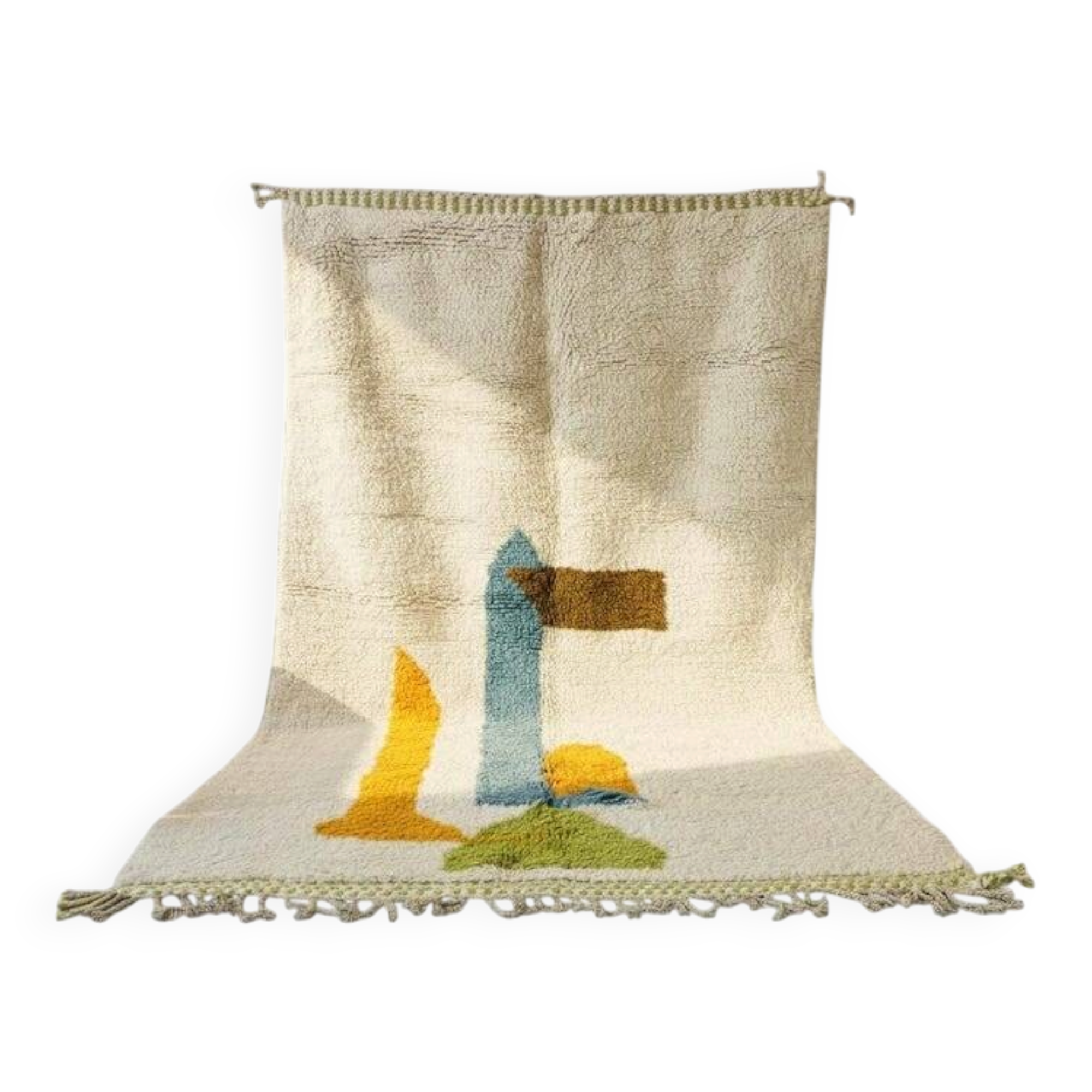 Authentic handwoven Beni Ourain rug, size 1.5/2.5 m.
