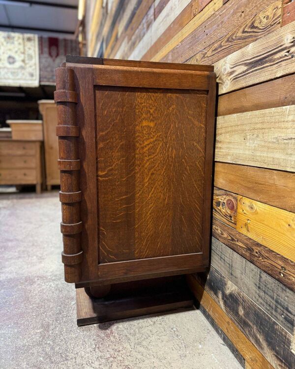 Buffet bas Art Déco Moderniste - Chêne massif