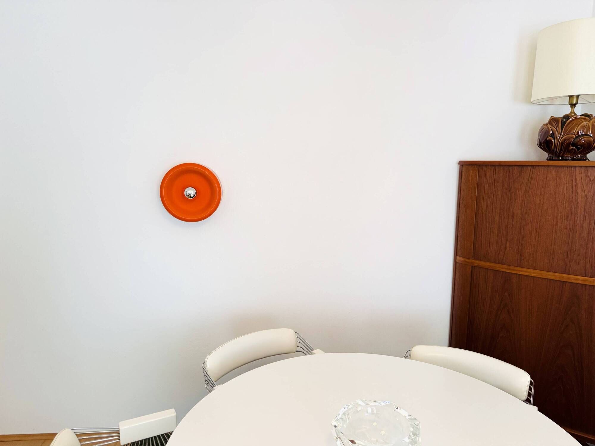 1970s XL Ufo Wall or Ceiling Lamp from Staff