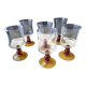 6 water glasses or large wine glasses Luminarc Model "Antique"