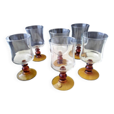 6 Verres à eau ou grands verres à vin Luminarc  Modèle "Antique"