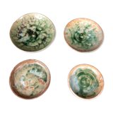 Set of 4 stone stone stone cups Pierre Lion Puisaye