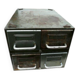 4-drawer industrial metal loft furniture from the 1970s, brand FLAMBO.