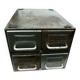 4-drawer industrial metal loft furniture from the 1970s, brand FLAMBO.