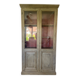 Vaisselier ancien bois vert patiné