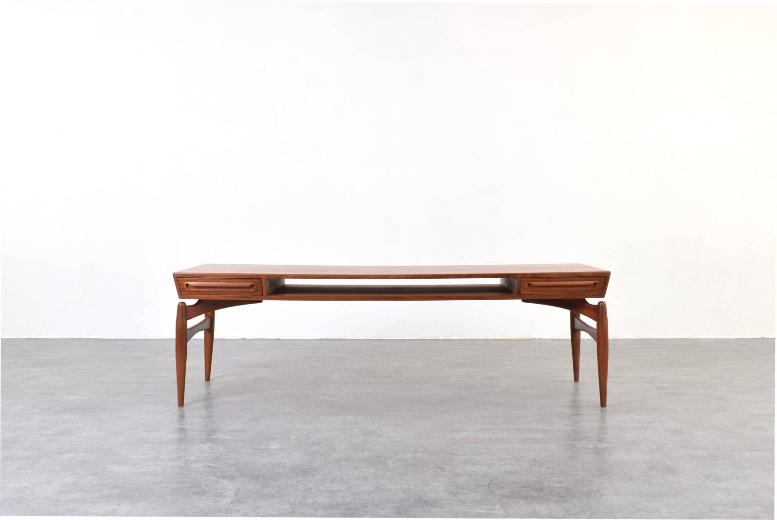 Mid-Century Teak Coffe Table by Johannes Andersen for Trensum Möbelfabrik,