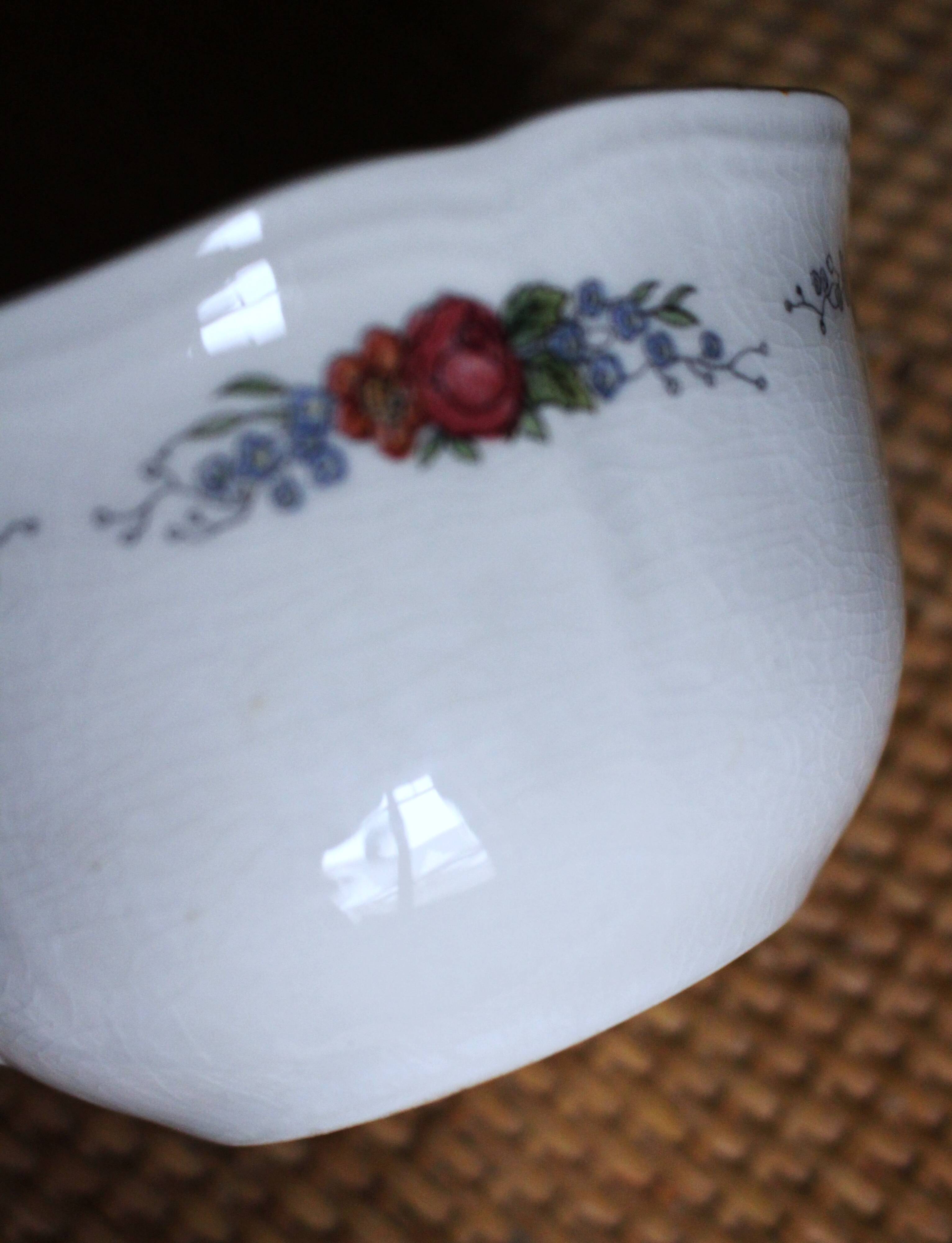 Tasse Faïence Sarreguemines Fleurs Alsace