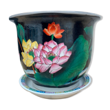 Cache pot and chinese saucer XXeme