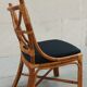 Chaise en bambou Roche Bobois 80's