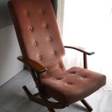 Reclining vintage armchair