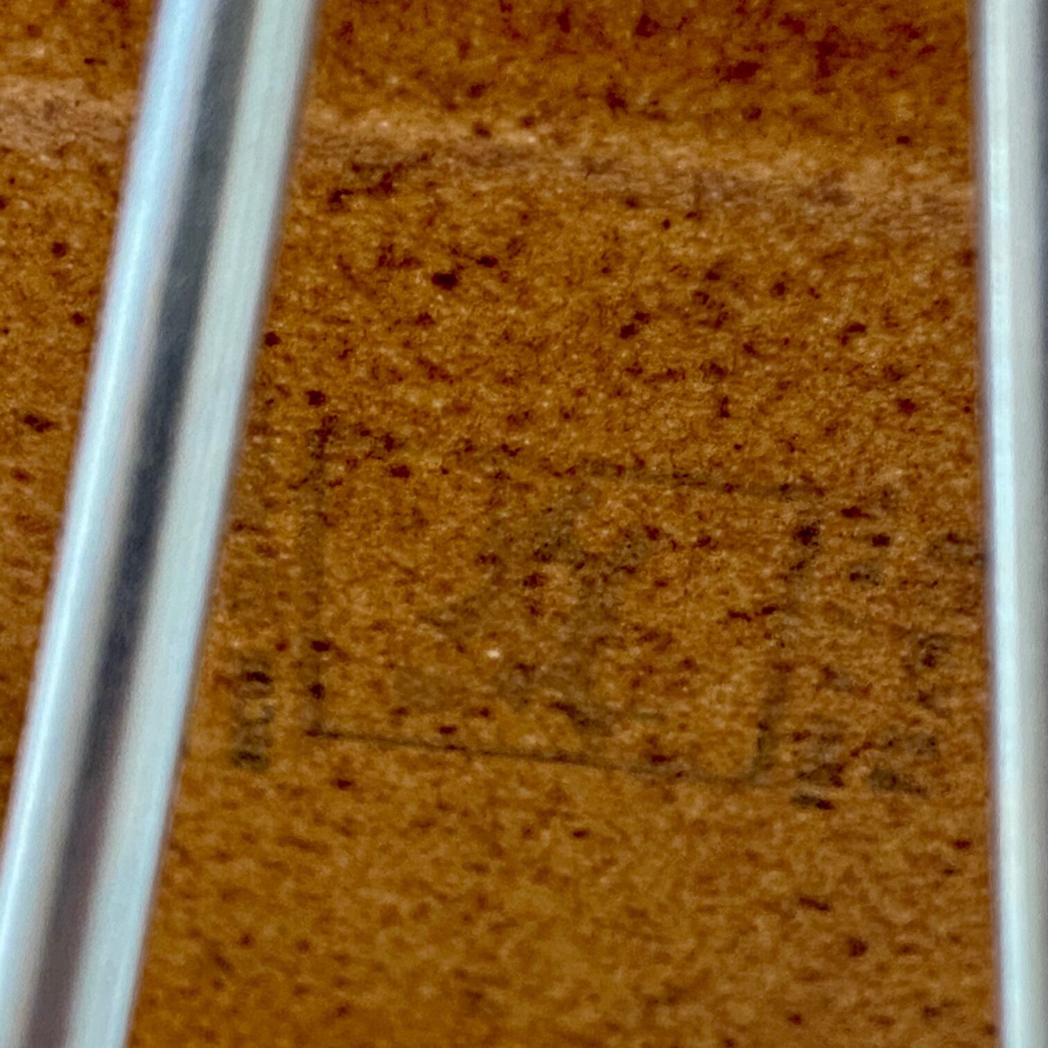 Sandstone dish, from France 1950, fish patterned, brown