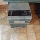 Desk strafor industrial metal covered skai green vintage 1950