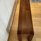 Handcrafted wooden bench