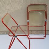Pair of Plia chairs Giancarlo Piretti for Castelli