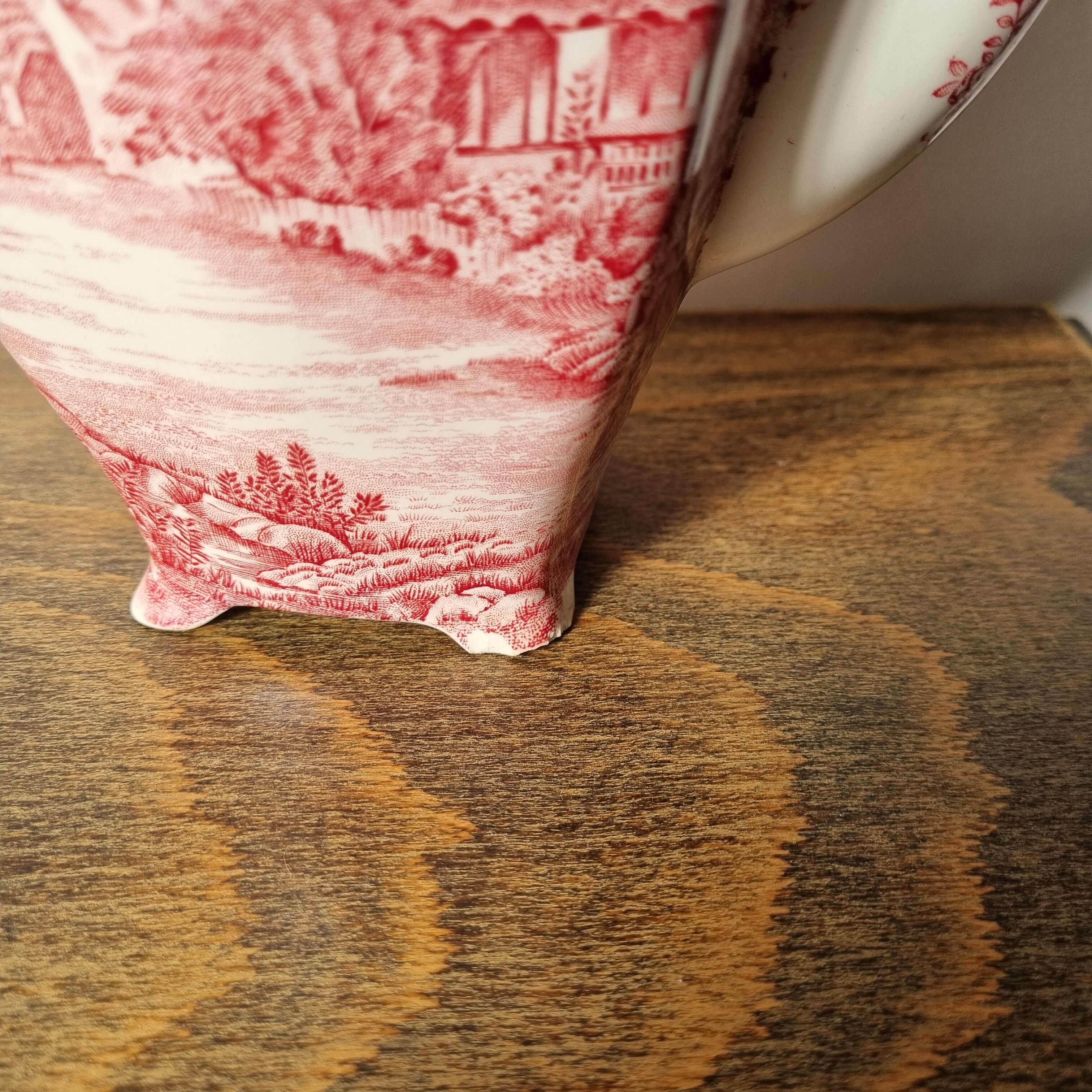 Large English porcelain teapot