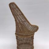 Rattan armchair from the turn of the 70's / 80's