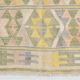 Tapis Kilim Vintage Laine Fait Main, Bohème, Motifs Géométriques, 149X247Cm