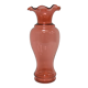 Art Czech glass vase, by Glasswork Novy Bor, 1950s