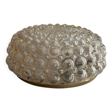Boom 665 Model Bubble Glass Flush Mountains by Bega Limburg, 1960s, Germany