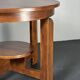 Midcentury Dutch Art Deco mahogany side or coffee table, ca 1940s - 1950s