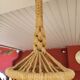 Large vintage macrame plant holder