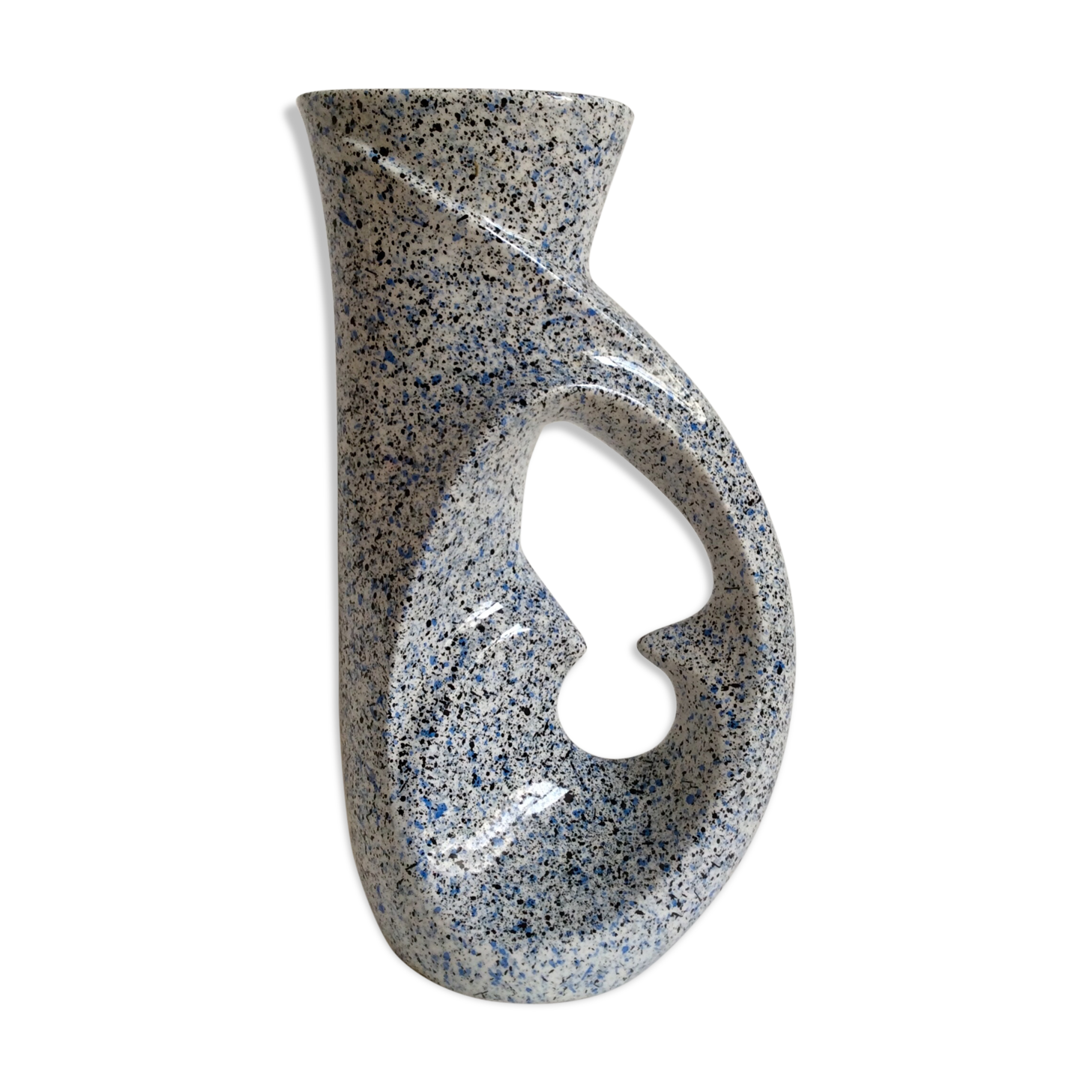Vase ceramic by Roberto Rigon, Italy 70 years