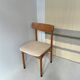Vintage Scandinavian light wood chair
