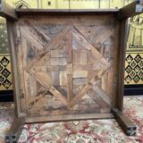 Solid oak parquet coffee table