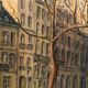 Tableau peinture Paris Ile St Louis XXe