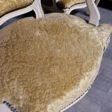 Pair of armchairs cabriolet louis xv