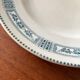 Set of 6 antique flat plates Moulin des Loups & Hamage model P
