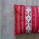 Moroccan red kilim cushion