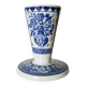 Bougeoir bleu blanc, Royal Sphinx Maastricht