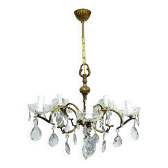 5-light chandelier with tassels