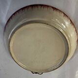 Ceramic and enamel dish with floral decoration by Hubert Béquet