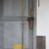 1930s brass floor lamp, reading lamp.