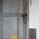 1930s brass floor lamp, reading lamp.