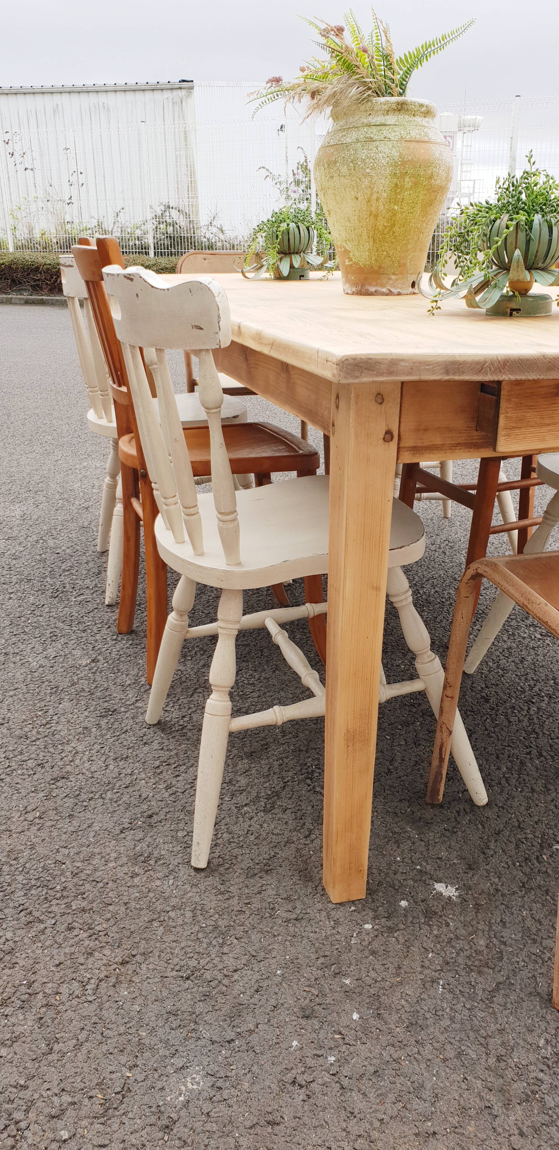 Vintage farm table