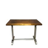 Bistro table - 1950 - Typical Parisian wooden bistro