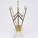 Neoclassical magazine rack by Maison Jansen, France, 1950s.