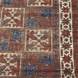 Ancient tribal baloch carpet 148x78 cm
