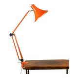 Orange Luxo style architect lamp