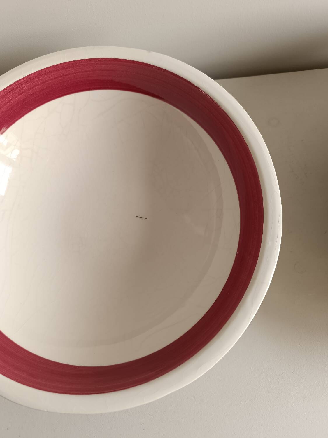 Large ceraminter salad bowl