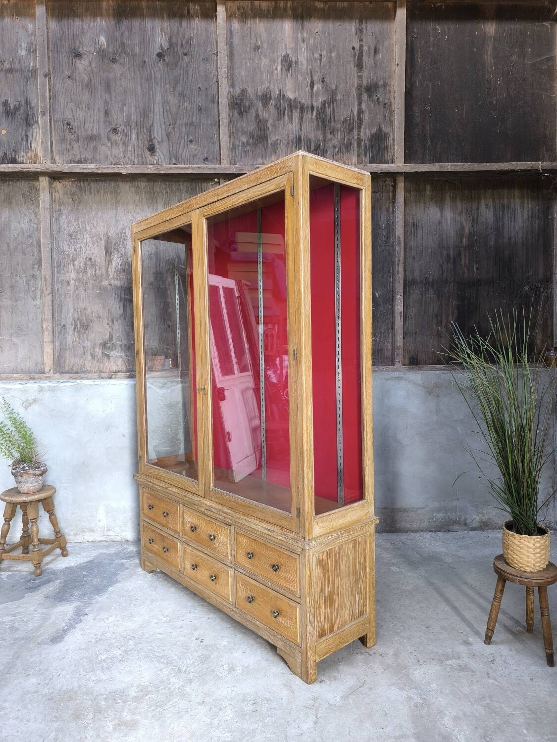 1950s trade furniture display case