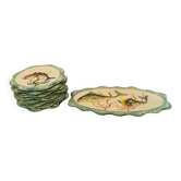 Fish-decorated service