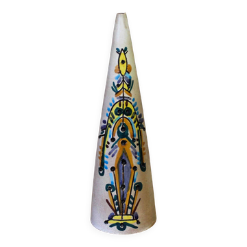 Giuseppe Mazzotti Albisola glazed ceramic soliflore vase