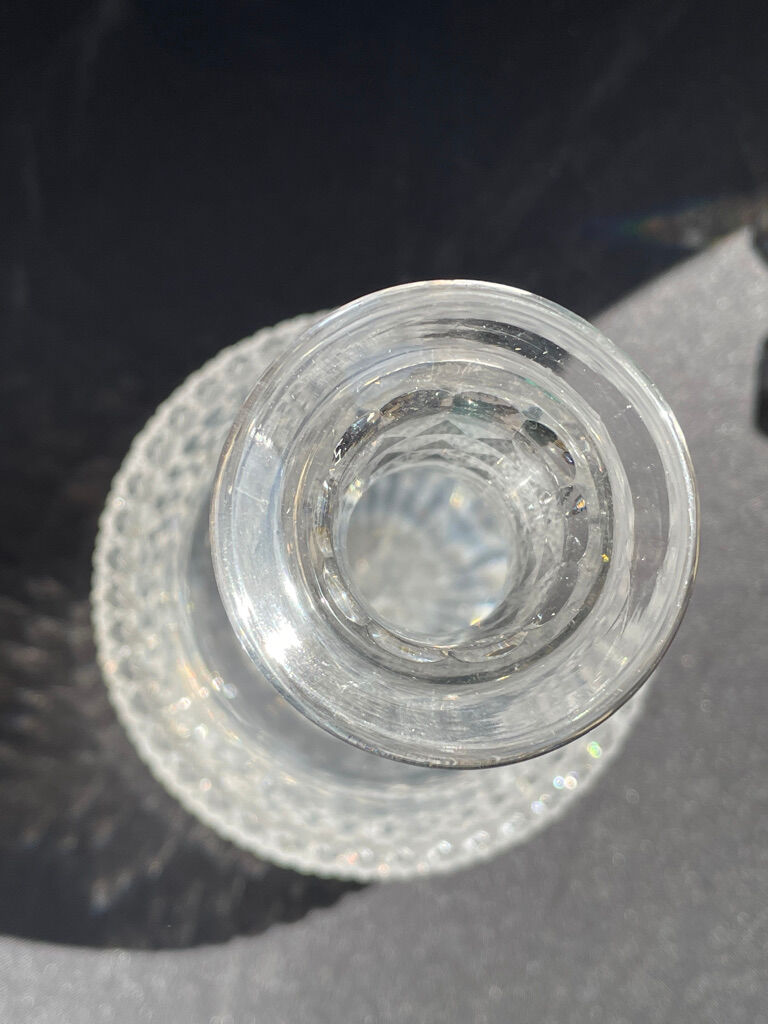 Carafe - art deco - blown and cut crystal