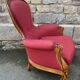 Pair of Louis Philippe style armchairs, vintage, 1960s